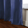 Veda Lustrous Cotton Velvet Pleated Curtains