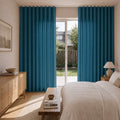 Birkin Velvet S-fold Curtains with Snap Tape - Lora Track