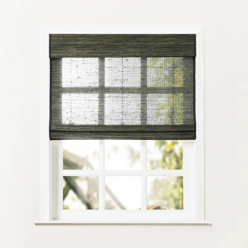 Rae Natural Ramie Jute Woven Wood Blinds - Series D