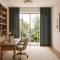 Jawara Linen Cotton S-fold Curtain with Belt Hook - Lora Track
