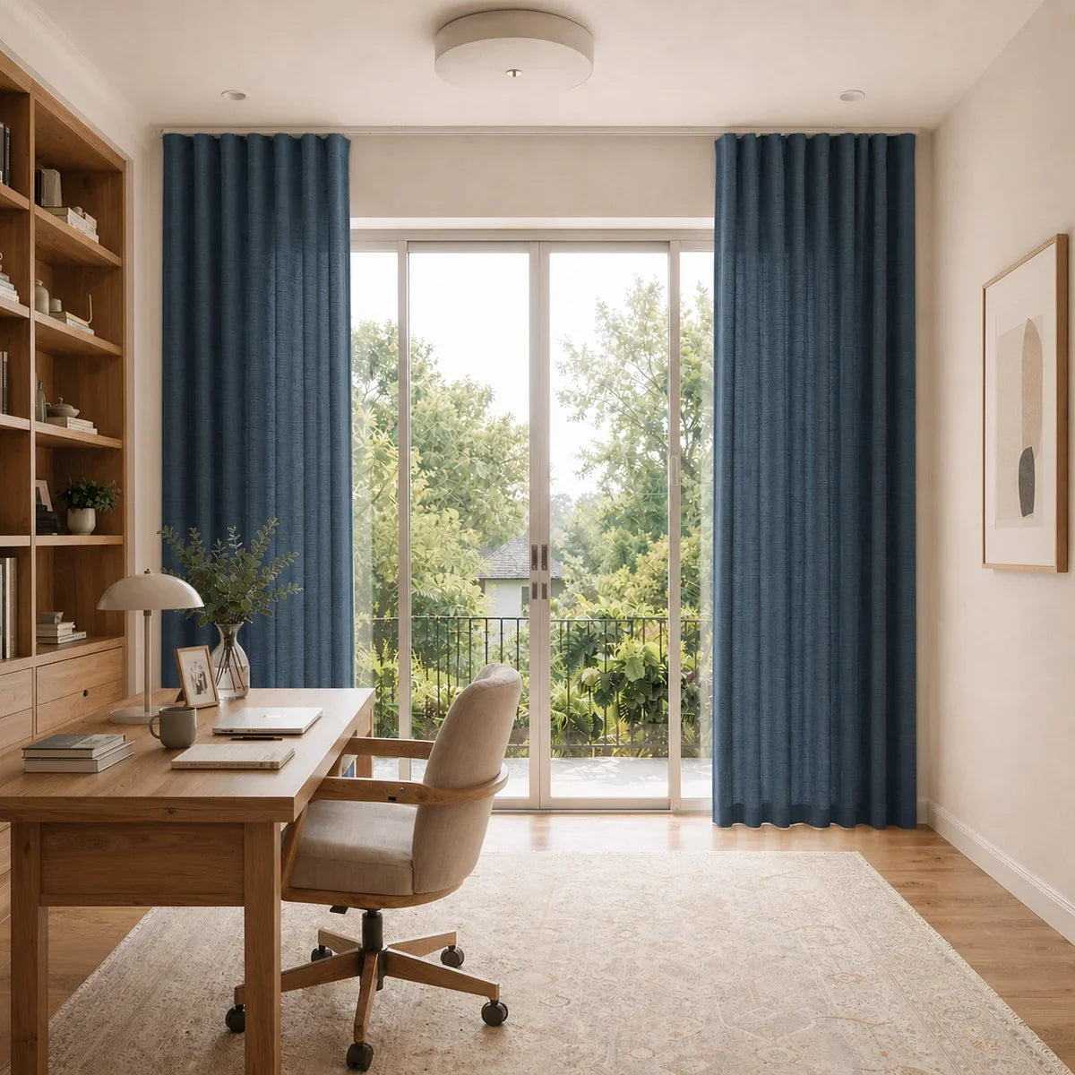 Jawara Linen Cotton S-fold Curtain with Belt Hook - Lora Track