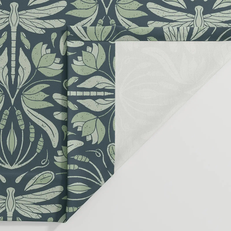 Kate Frost x TWOPAGES Woodland Patterned Cotton Pleated Curtains