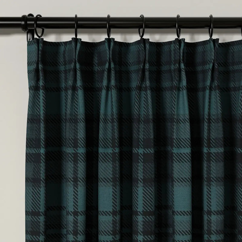 Sara Le x TWOPAGES Vintage Printed Linen Pleated Curtains