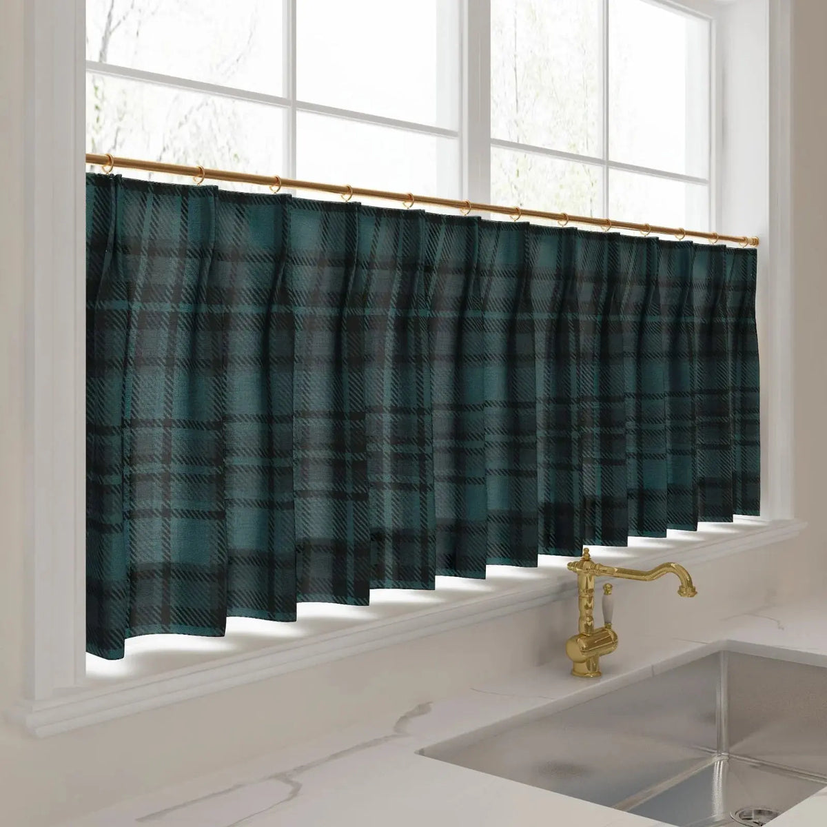 Sara Le x TWOPAGES Vintage Printed Linen Café Curtains