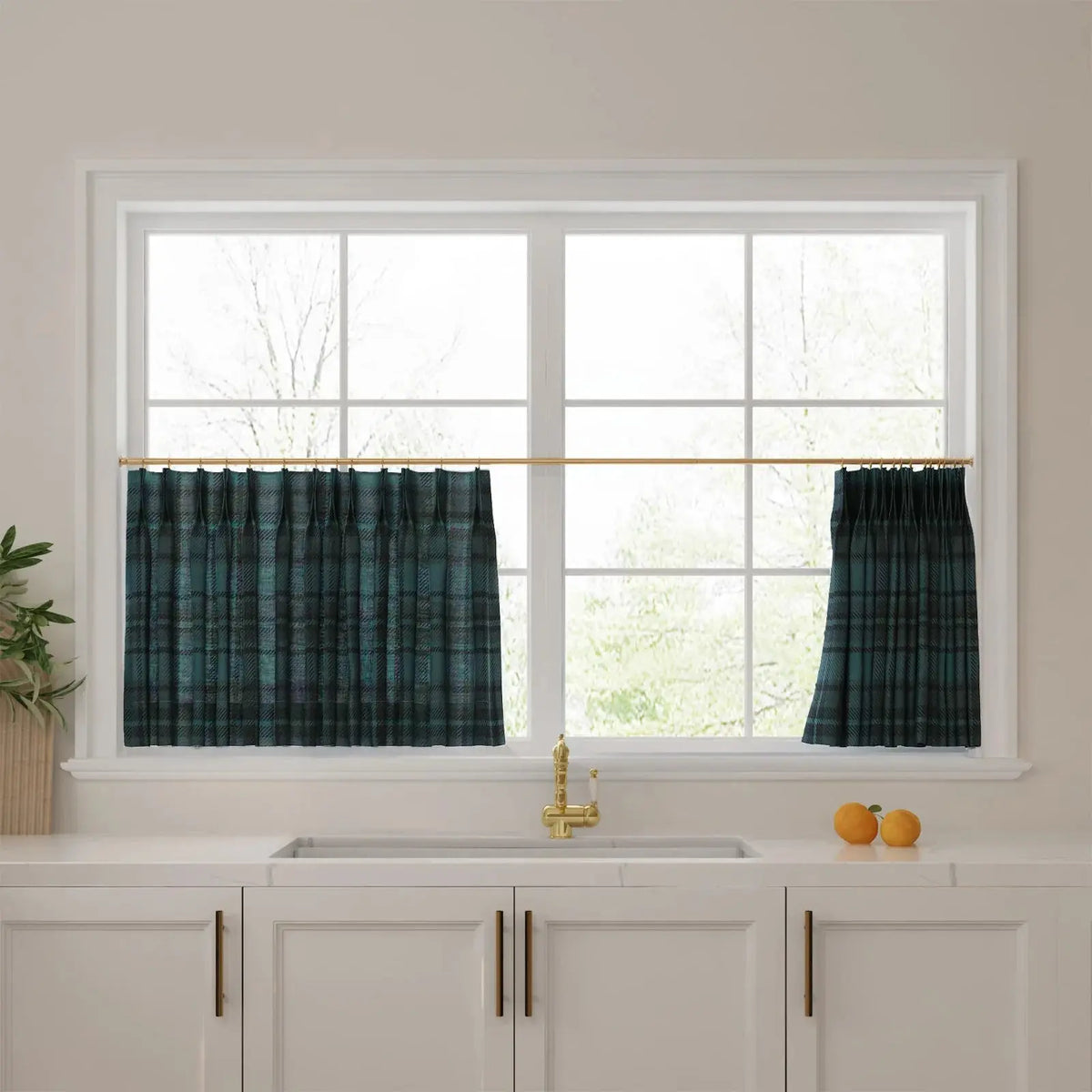 Sara Le x TWOPAGES Vintage Printed Linen Café Curtains