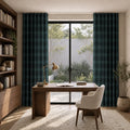Sara Le x TWOPAGES Printed Linen S-fold Curtains with Snap Tape - Lora Track