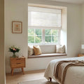 Rae Natural Ramie Flax Woven Wood Blinds - Series C