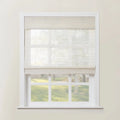 Rae Natural Ramie Flax Woven Wood Blinds - Series C