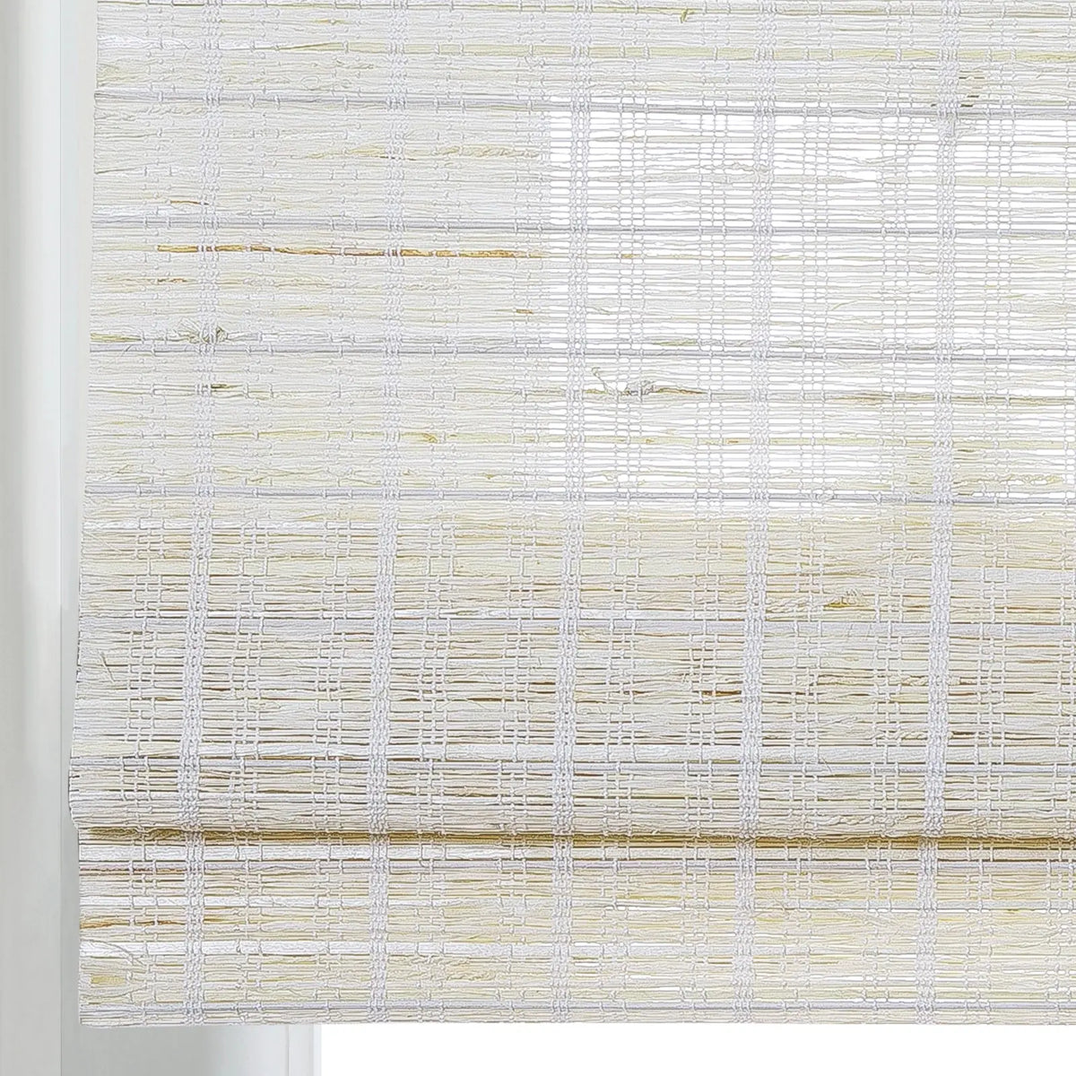 Rae Natural Ramie Flax Woven Wood Blinds - Series C