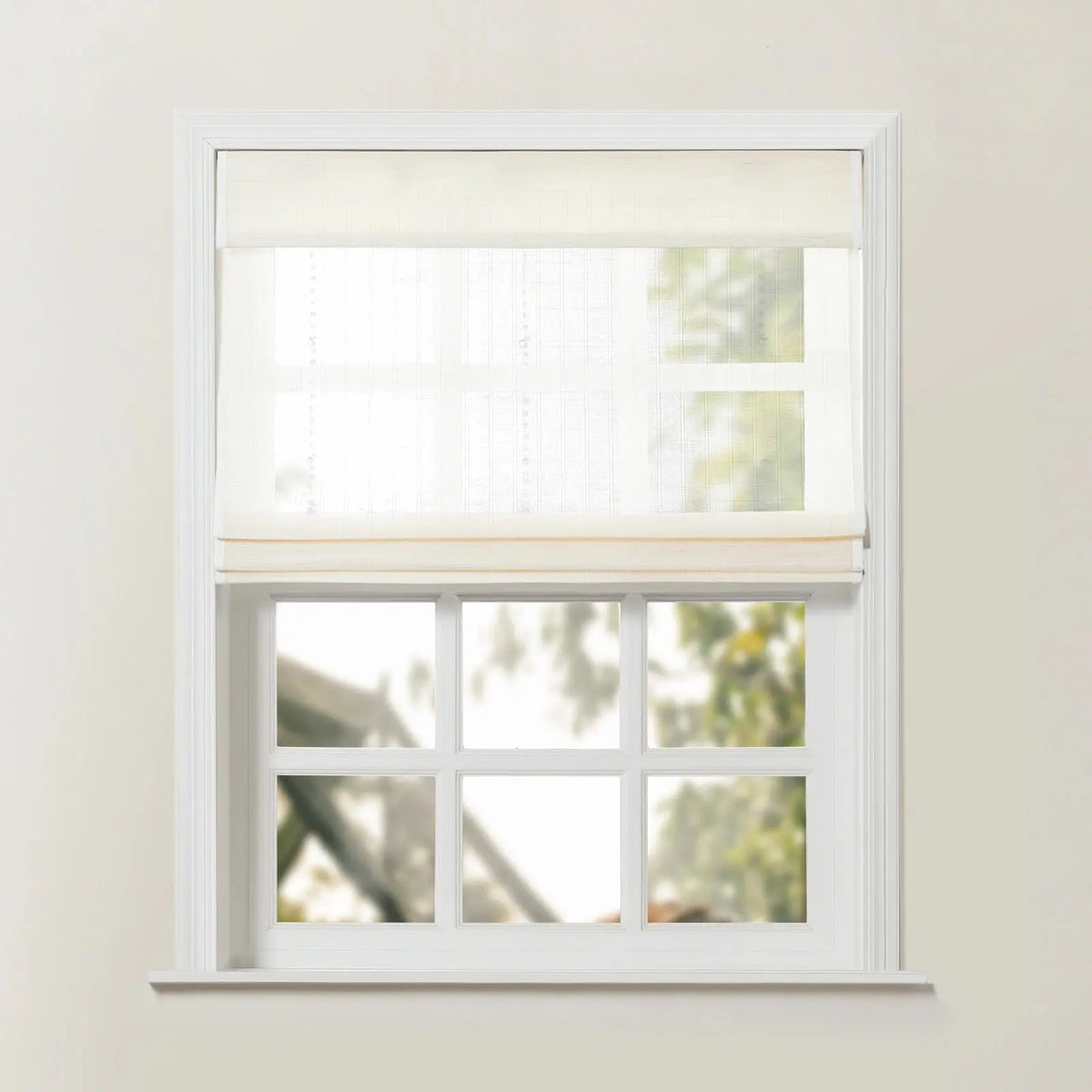 Rae Natural Ramie Jute Woven Wood Blinds - Series D