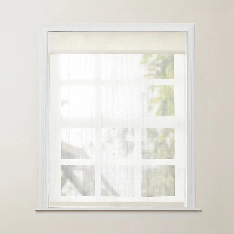 Rae Natural Ramie Jute Woven Wood Blinds - Series D