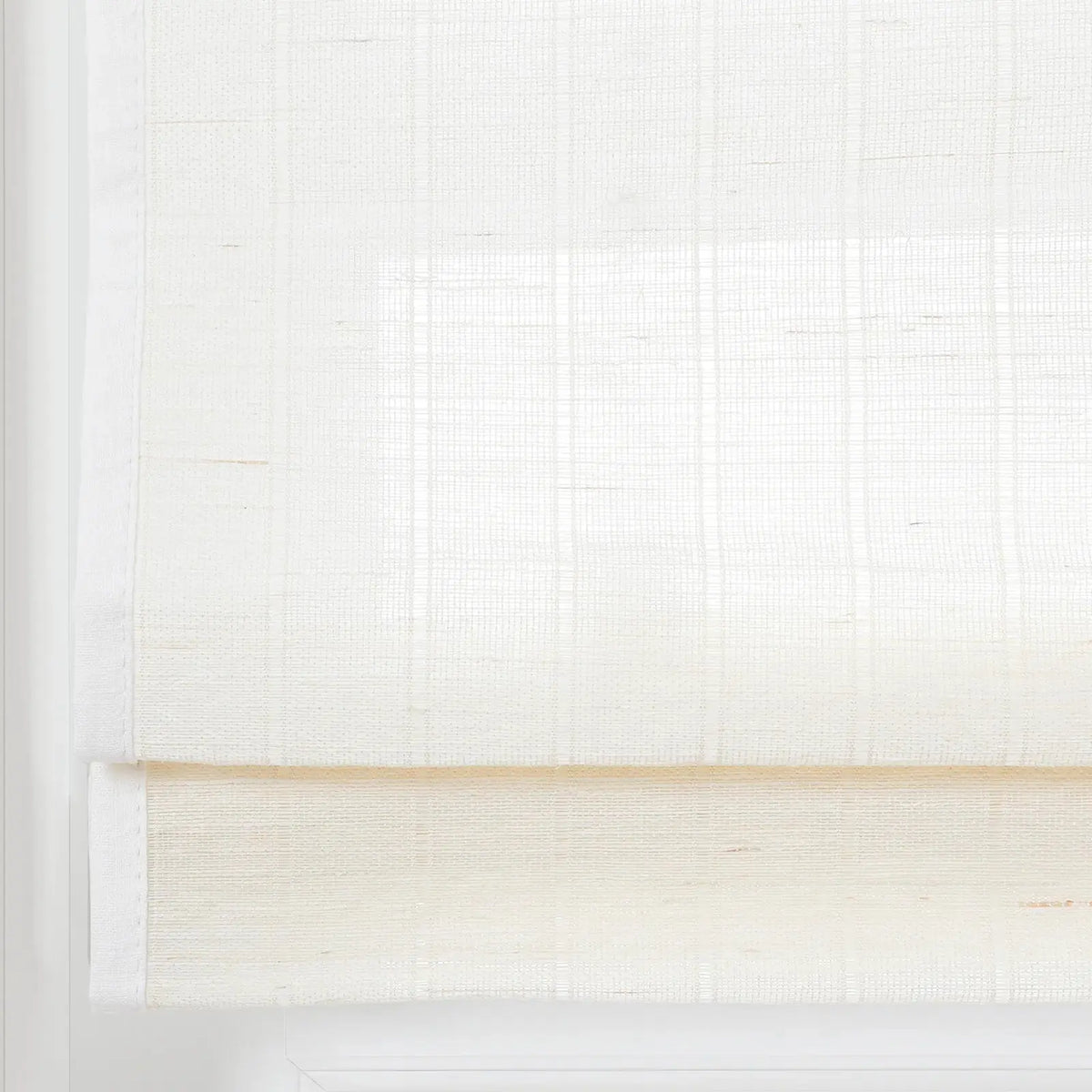 Rae Natural Ramie Jute Woven Wood Blinds - Series D