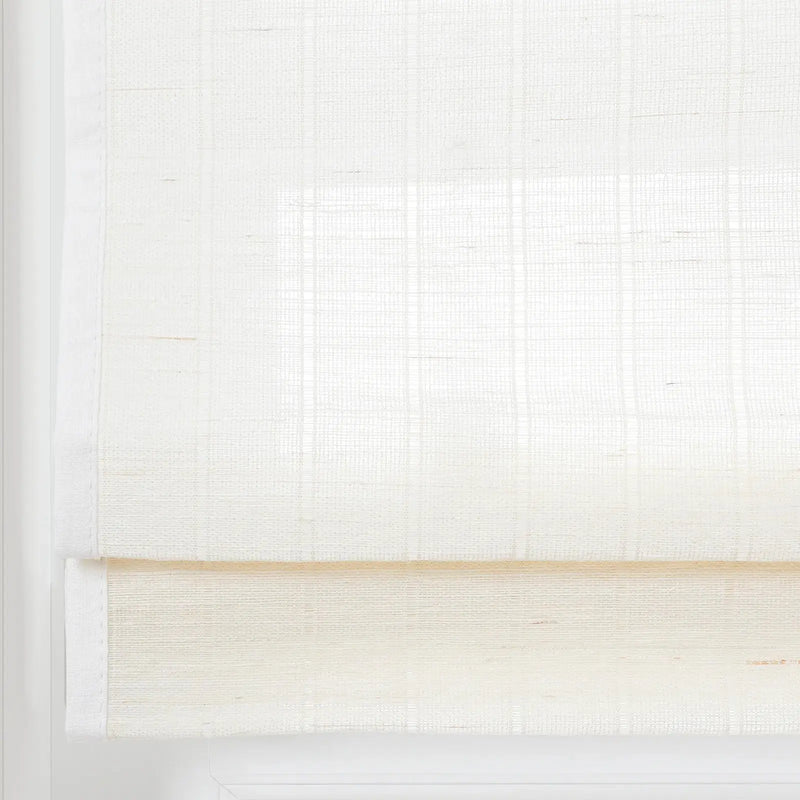 Rae Natural Ramie Jute Woven Wood Blinds - Series D