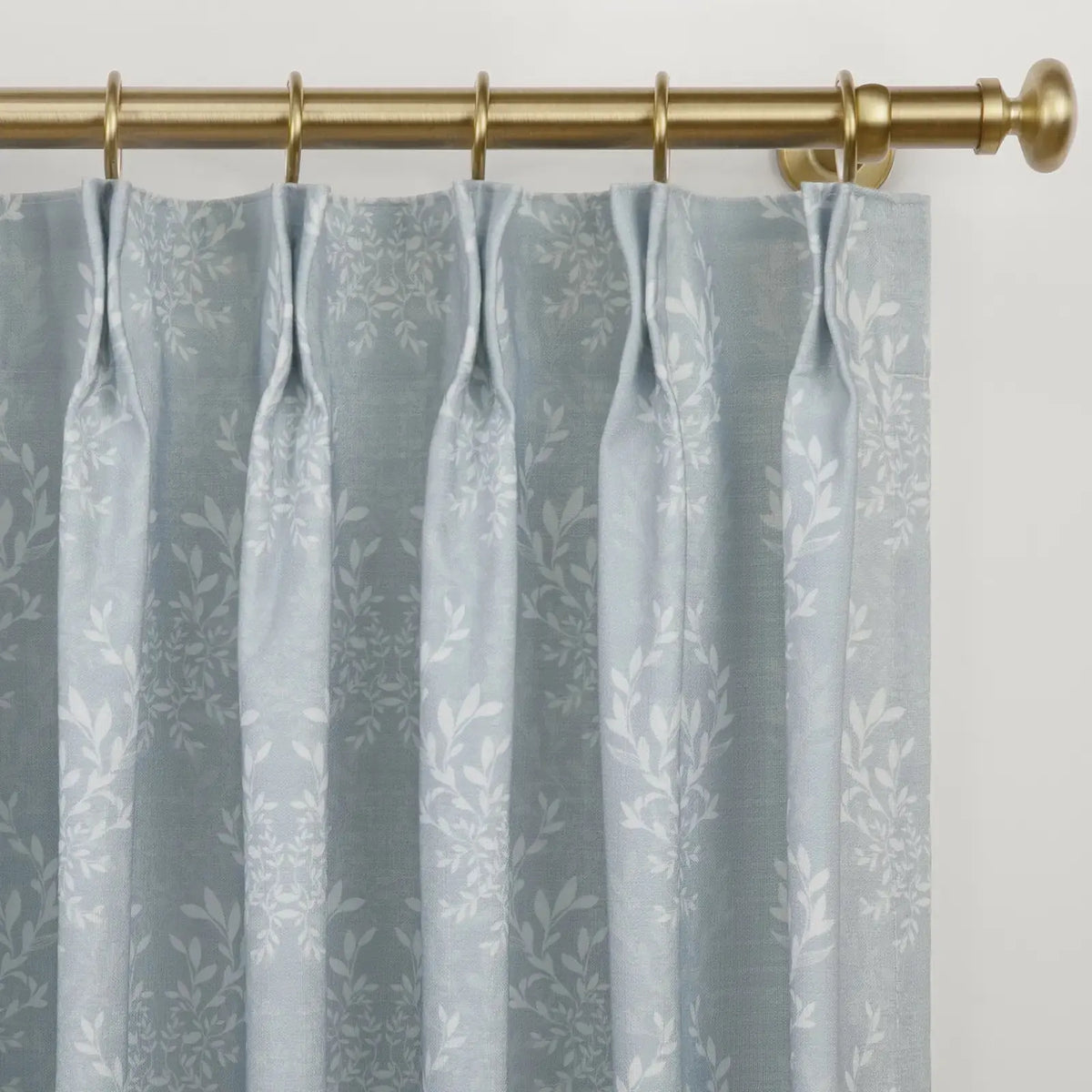 Kate Frost x TWOPAGES Woodland Patterned Cotton Pleated Curtains