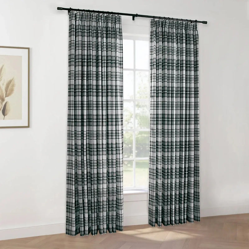 Sara Le x TWOPAGES Vintage Printed Linen Pleated Curtains