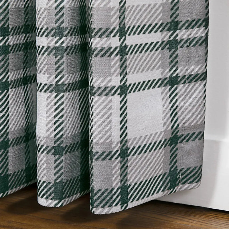 Sara Le x TWOPAGES Vintage Printed Linen Pleated Curtains