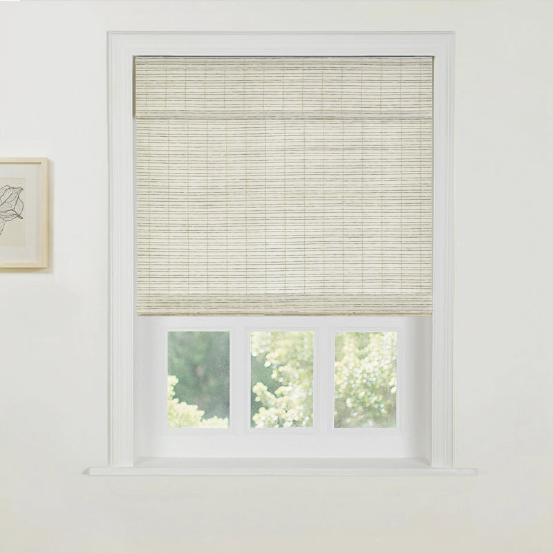 Rae Natural Ramie Jute Woven Wood Shades - Series W