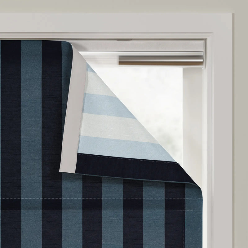 MS. MAVERICK MUSE x TWOPAGES Printed Linen Cotton Roman Blind Cordless
