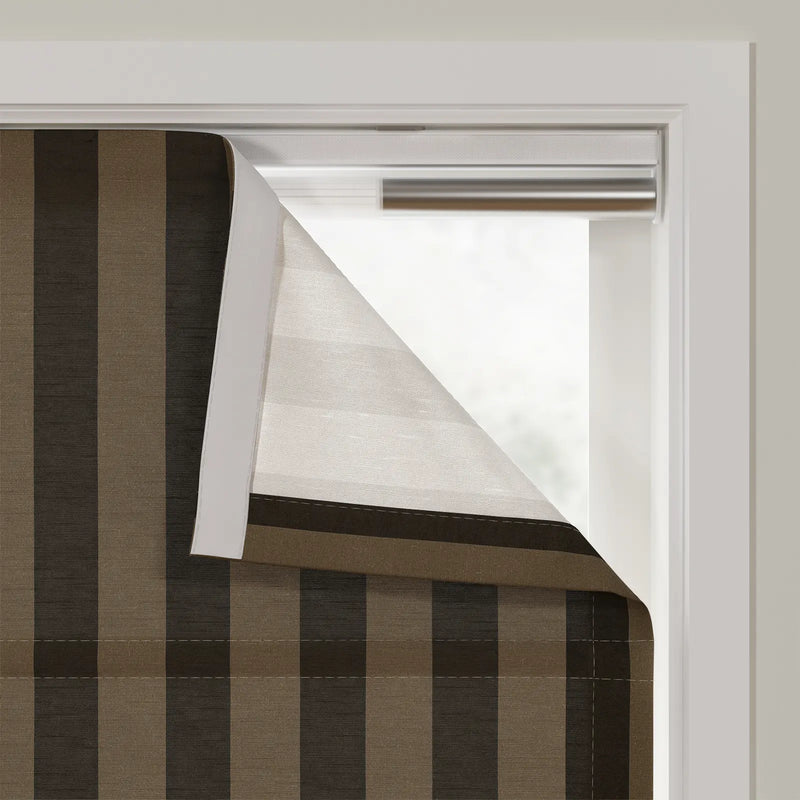 MS. MAVERICK MUSE x TWOPAGES Printed Linen Cotton Roman Blind Cordless