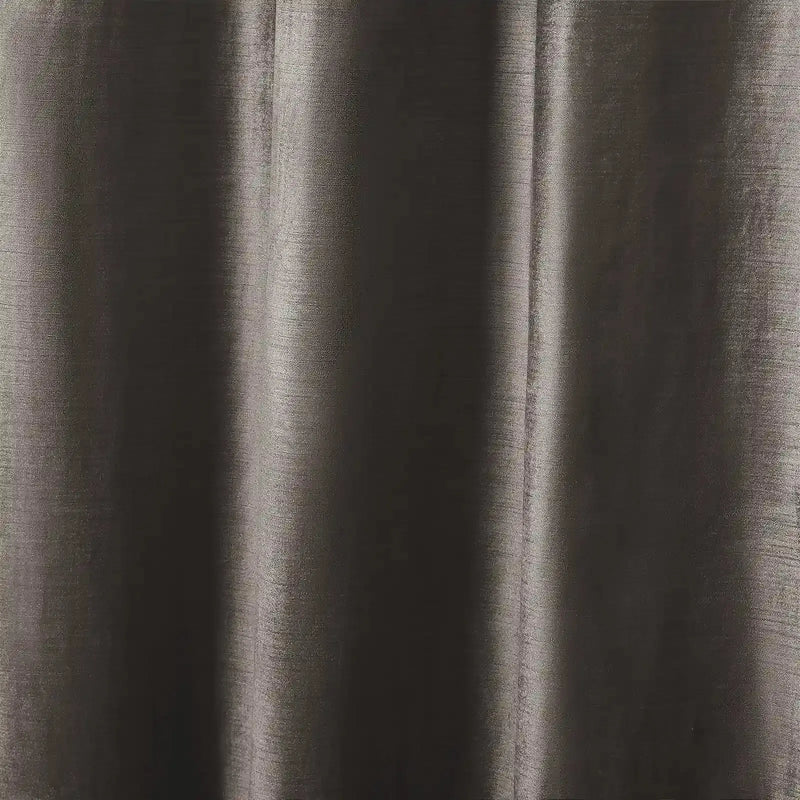 Veda Lustrous Cotton Velvet Pleated Curtains