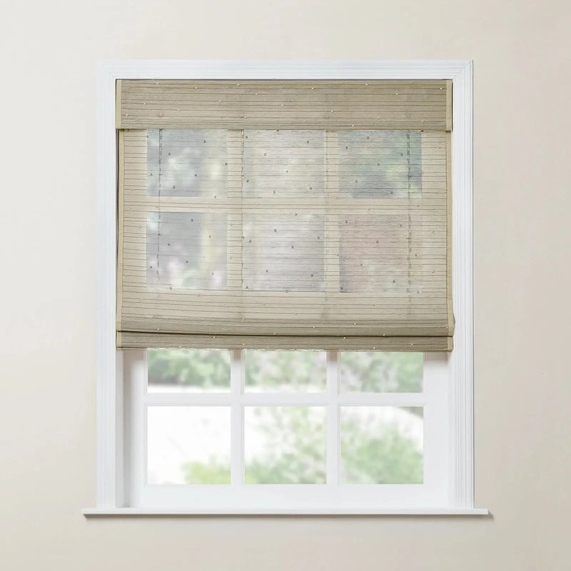 Rae Natural Ramie Bamboo Woven Blinds - Series P