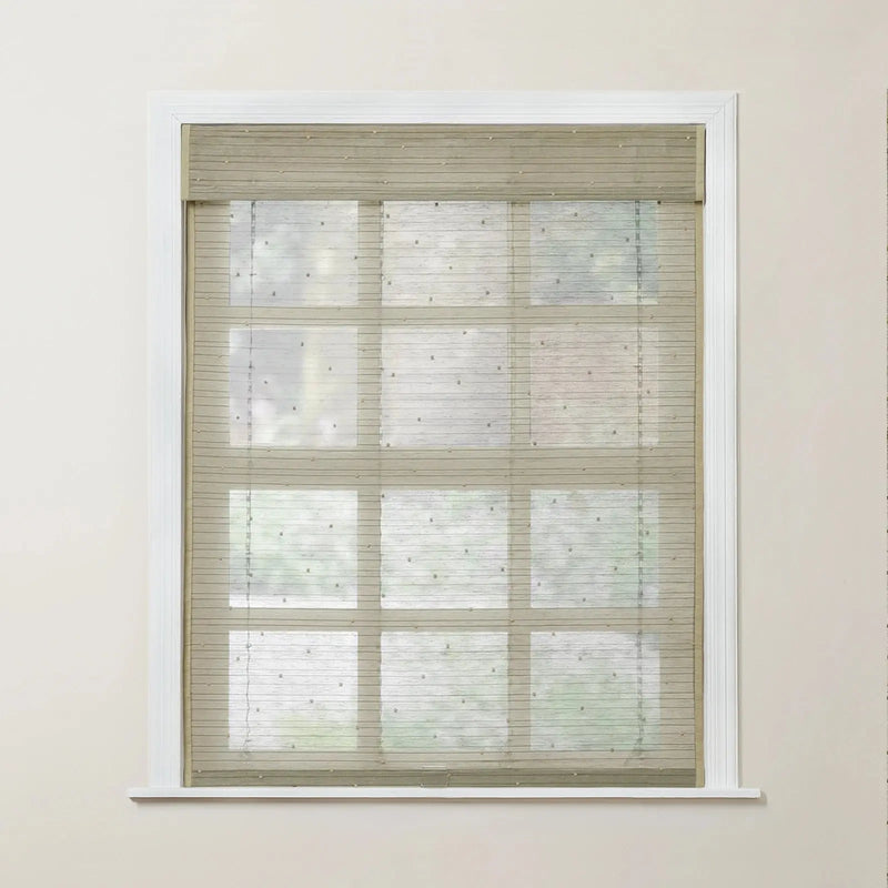 Rae Natural Ramie Bamboo Woven Blinds - Series P
