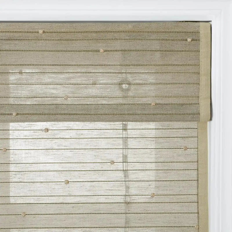 Rae Natural Ramie Bamboo Woven Blinds - Series P