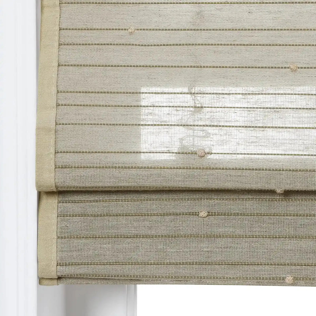 Rae Natural Ramie Bamboo Woven Blinds - Series P