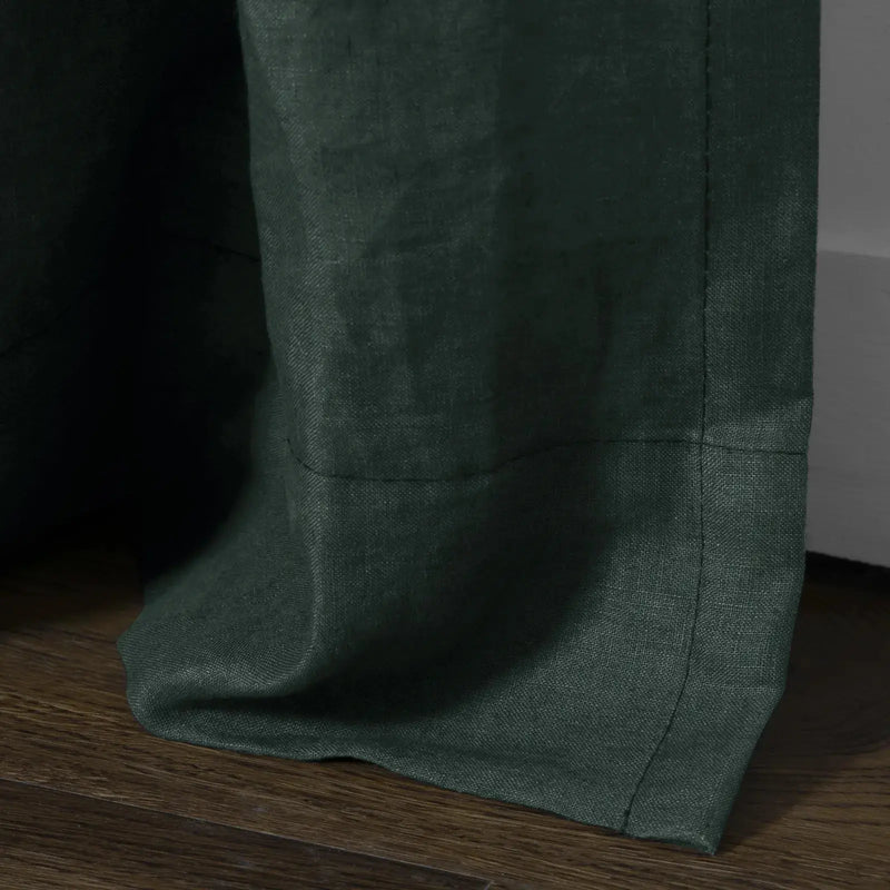 Doris Pure Linen Pleated Curtains
