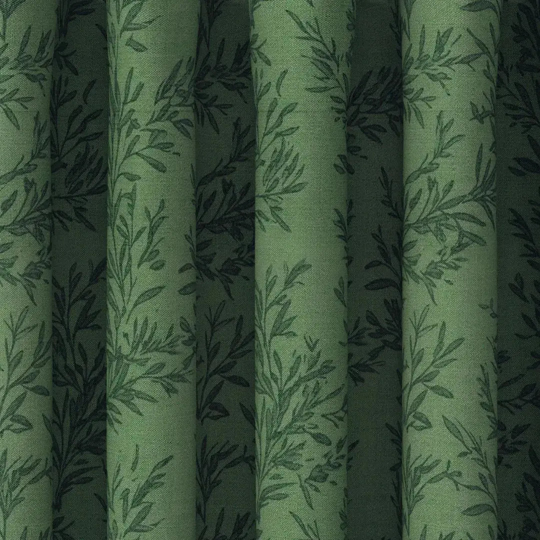 Sara Le Print Linen Drapery Pleated -TWOPAGES
