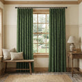 Sara Le x TWOPAGES Vintage Printed Linen Pleated Curtains