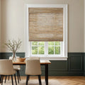 Rae Natural Ramie Jute Woven Wood Blinds - Series M