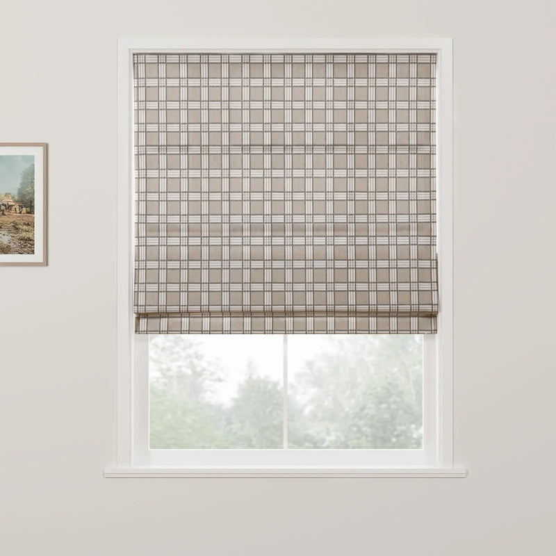 Britt Bengoechea x TWOPAGES Floral Print Linen Cotton Roman Blind Cordless