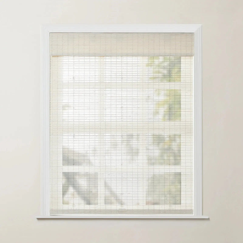 Rae Natural Ramie Jute Woven Wood Blinds - Series D