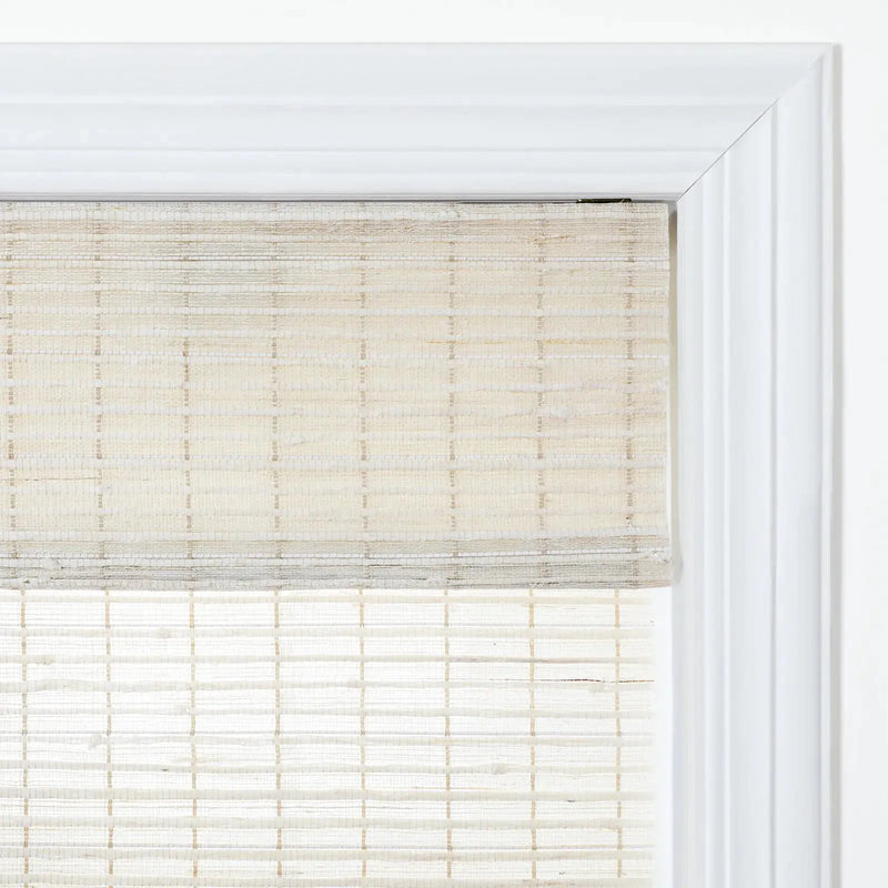 Rae Natural Ramie Jute Woven Wood Blinds - Series D