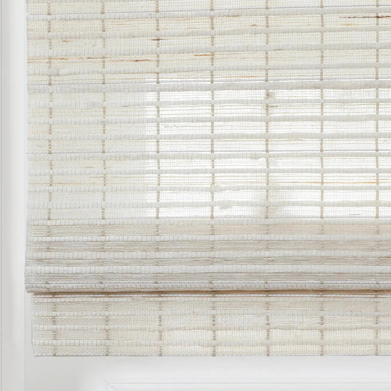 Rae Natural Ramie Jute Woven Wood Blinds - Series D