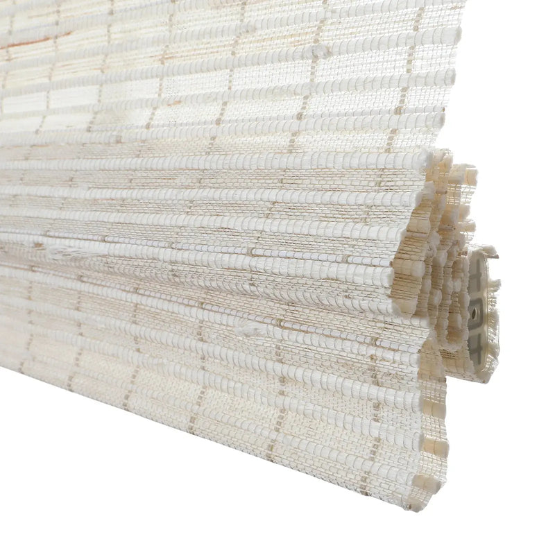 Rae Natural Ramie Jute Woven Wood Blinds - Series D