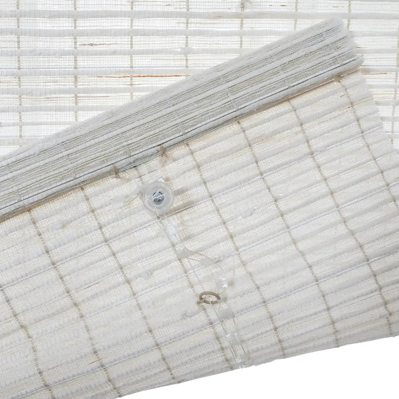 Rae Natural Ramie Jute Woven Wood Blinds - Series D