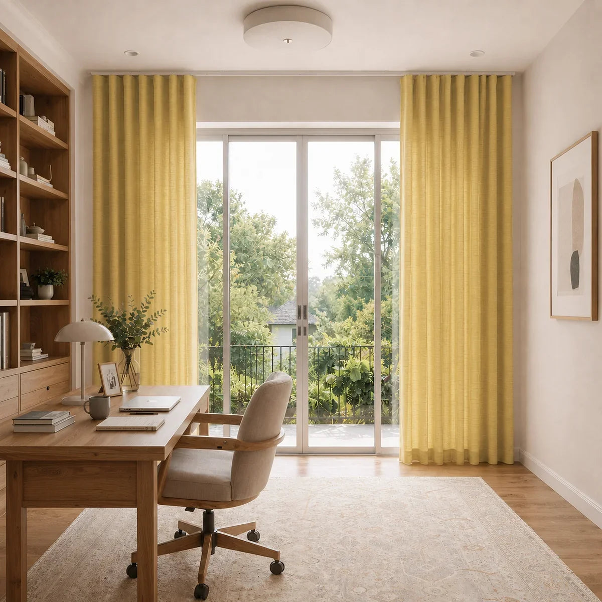 Jawara Linen Cotton S-fold Curtain with Belt Hook - Lora Track