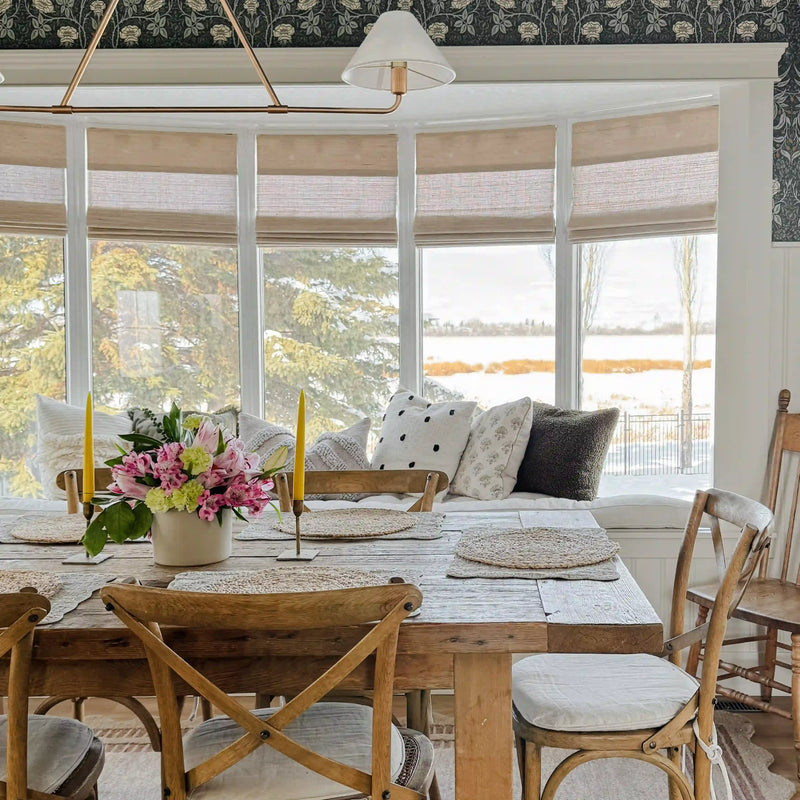 Lay Natural Ramie Bamboo Woven Blind - Coconut