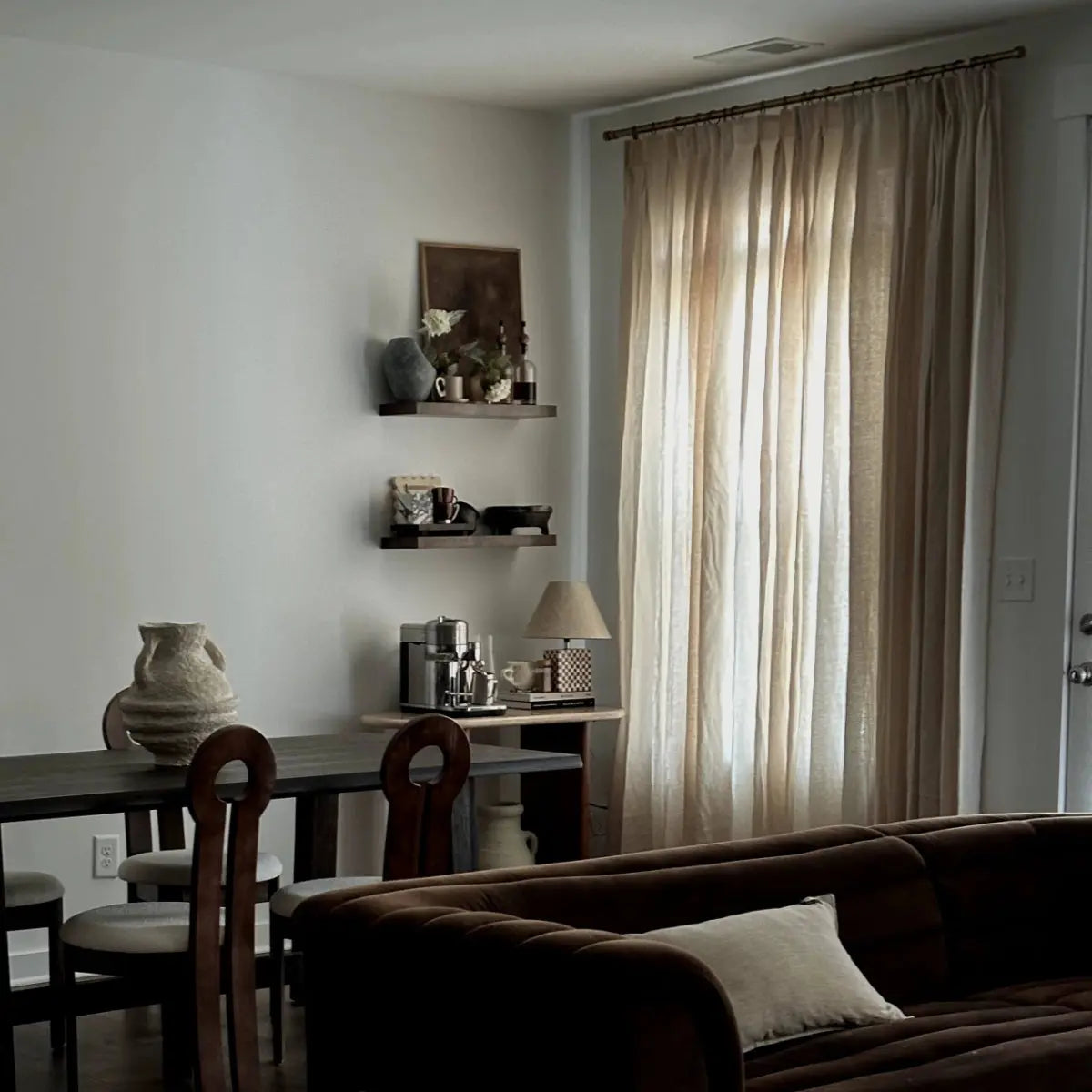 Patti Premium Belgian Linen Pleated Curtains