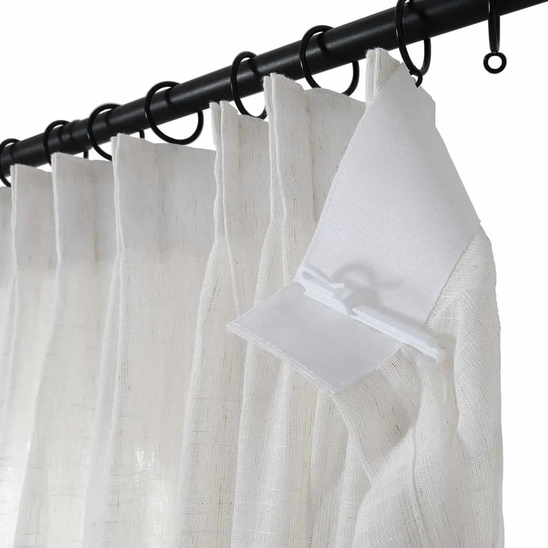Flynn Airy Lightweight Pleated Sheer Curtain