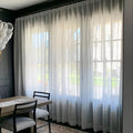 Flynn Airy Lightweight Pleated Sheer Curtain