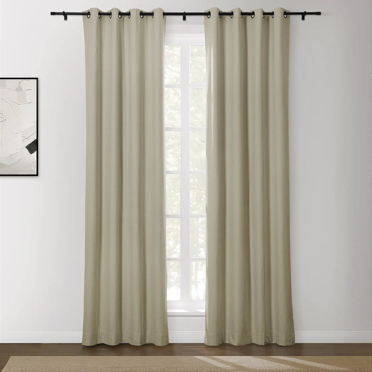 Lila Blockout Eyelet Curtains