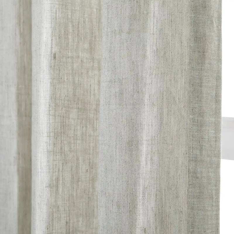 Doris Pure Linen Pleated Curtains