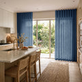Liz Linen S-fold Curtain with Belt Hook - Lora Track