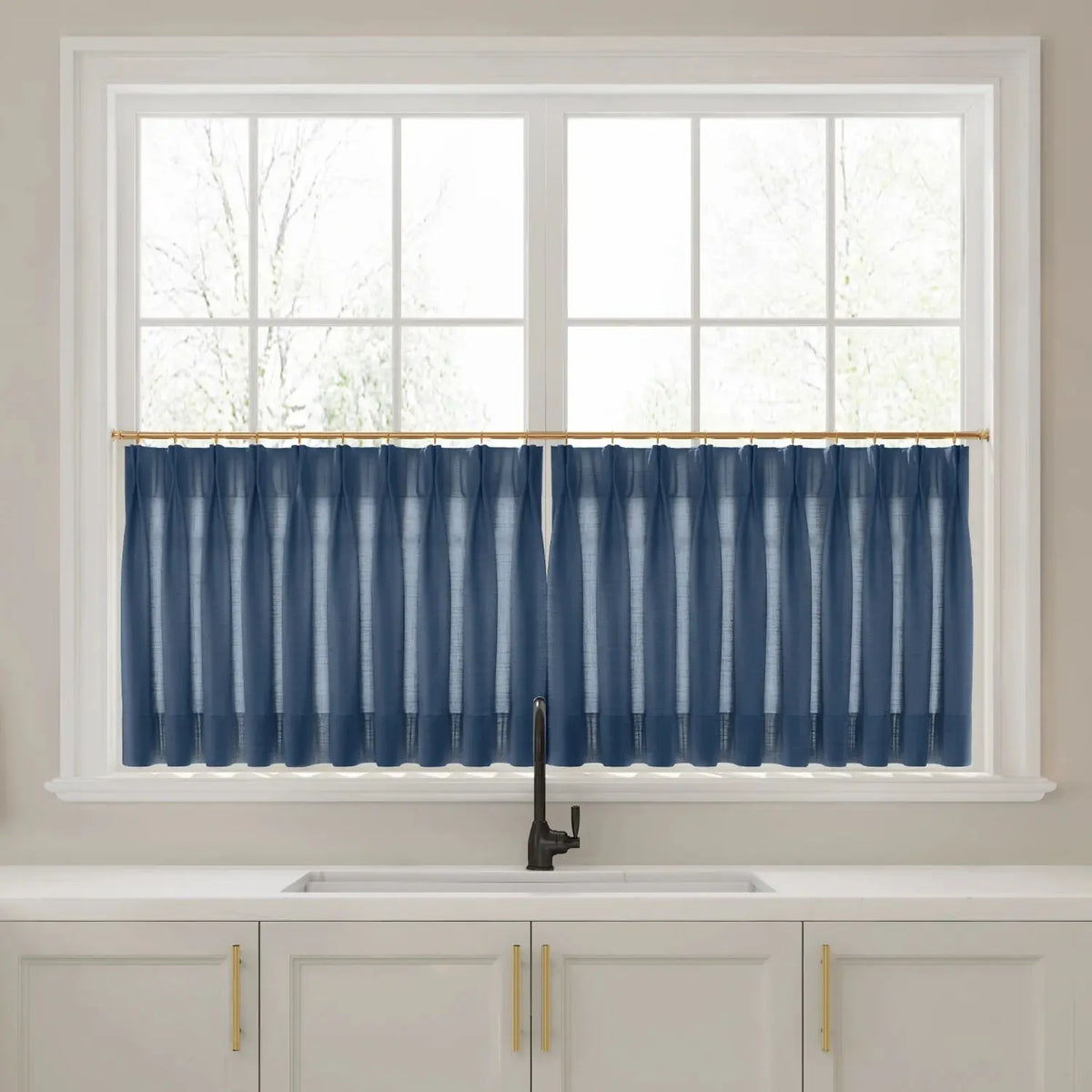 Liz Linen Cafe Curtains