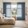 Liz Linen S-fold Curtain with Belt Hook - Leo Track