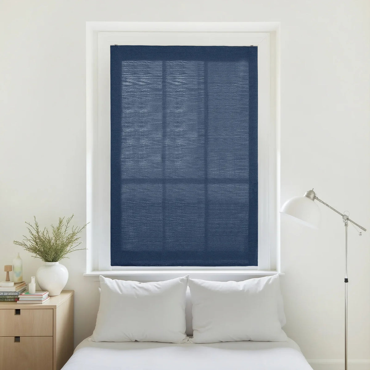 Liz Linen Relaxed Roman Blind Cord Lift