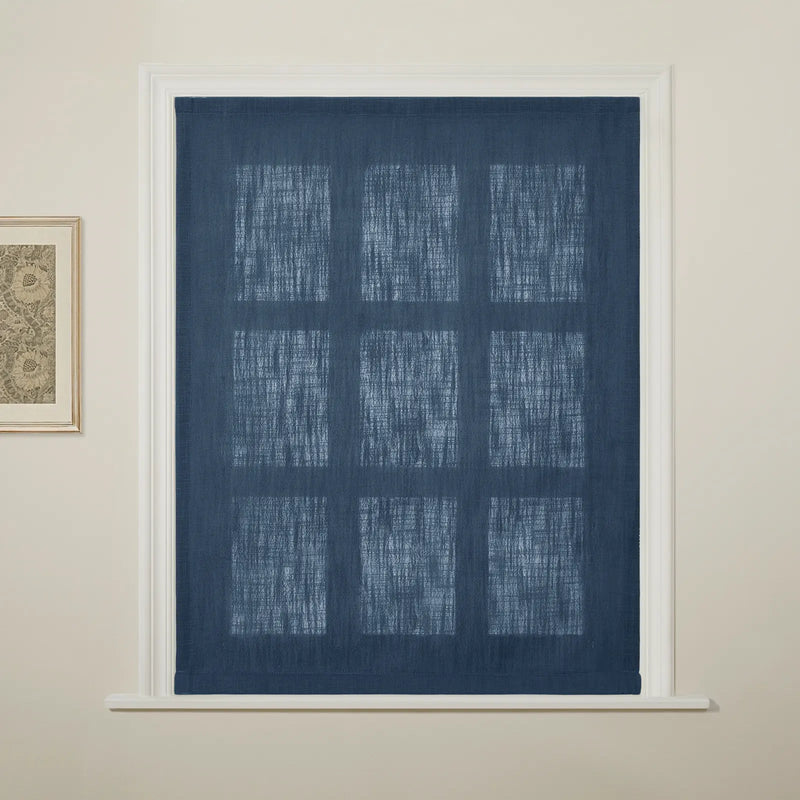 Liz Linen Flat Roman Blind Cord Lift